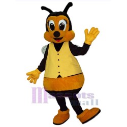 Abeille avec gilet jaune Mascotte Costume Insecte