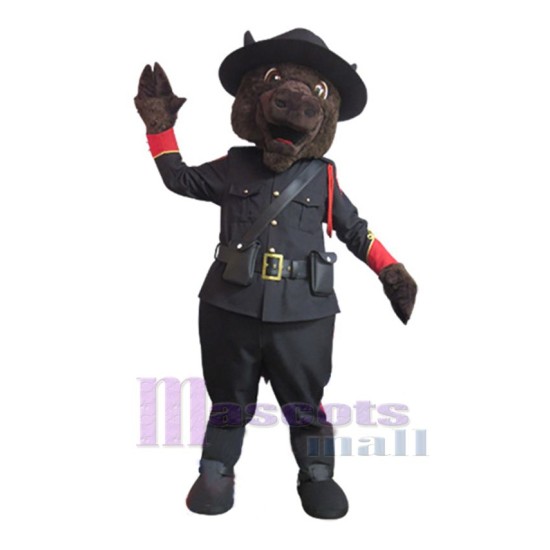 Police Buffle Mascotte Costume Animal