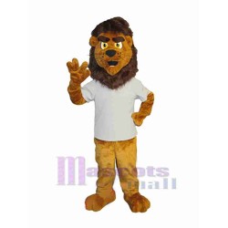 Brun Lion Adulte Mascotte Costume Animal