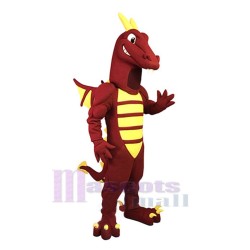 Rot Drachen Maskottchen-Kostüm Tier
