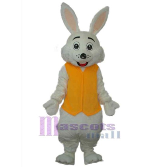Conejo en chaleco amarillo Disfraz de mascota Animal