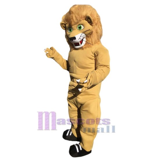 Muscular Lion Mascot Costume Animal