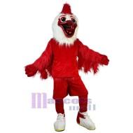 Red Pelican Bird Mascot Costume Animal