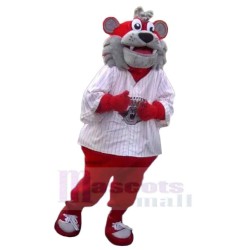 Funny Red Tiger Mascot Costume Animal