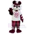 Purple Tiger Mascot Costume Animal