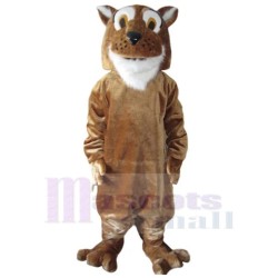 Funny Brown Tiger Mascot Costume Animal