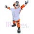 Sport Tiger Mascot Costume Animal with Black Hat