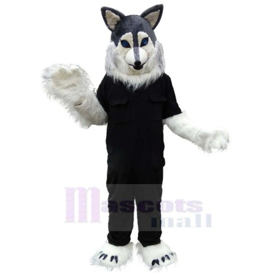 High Quality Plush Wolf Husky Mascot Costume Animal