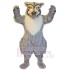 Superb Fierce Gray and White Wolf Mascot Costume Animal