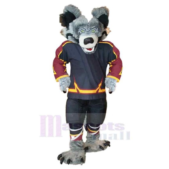 Superb Cool Wolf Mascot Costume Animal Adult