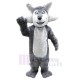 Funny Bad Gray Wolf Mascot Costume Animal Adult