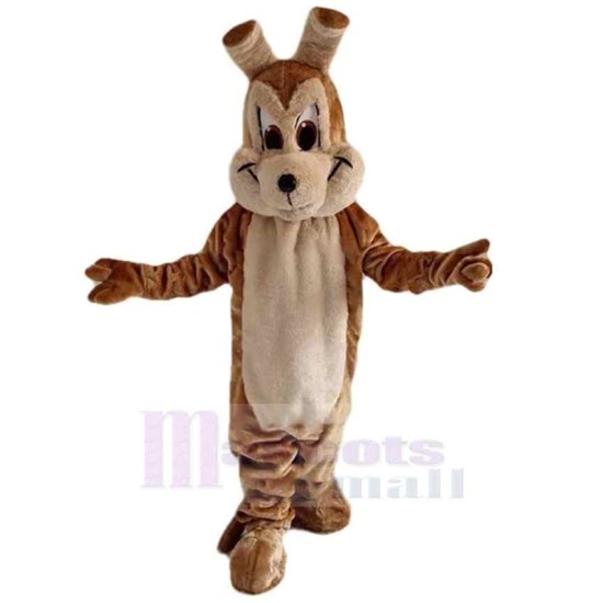 Light Brown Wolf Mascot Costume Animal