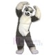 Lovely White and Gray Wolf Mascot Costume Animal