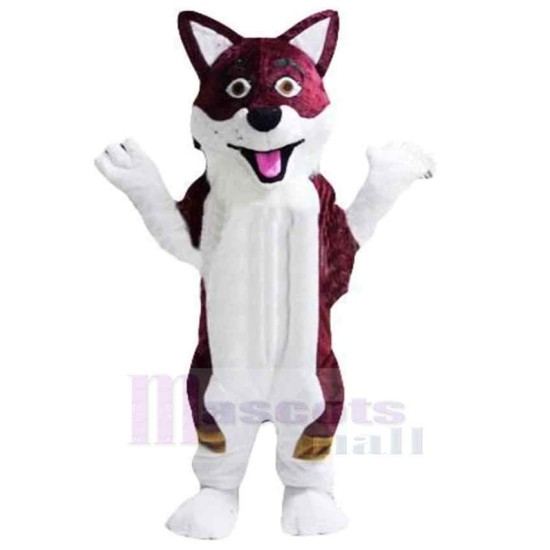 Red Wolf Fancy Dress Mascot Costume Animal