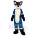 High Quality Blue Wolf Mascot Costume Animal