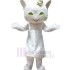 Elegant White Cat Mascot Costume Animal