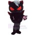 Evil Black Cat Mascot Costume Animal with Red Eyes