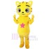 Golden Star Cat Mascot Cartoon Costume Animal