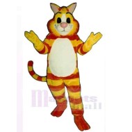 Friendly Cheshire Cat Mascot Costume Animal