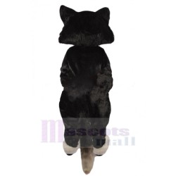 Happy Black Cat Mascot Costume Animal