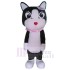 Pet Cat Mascot Costume Animal with Pink Collar