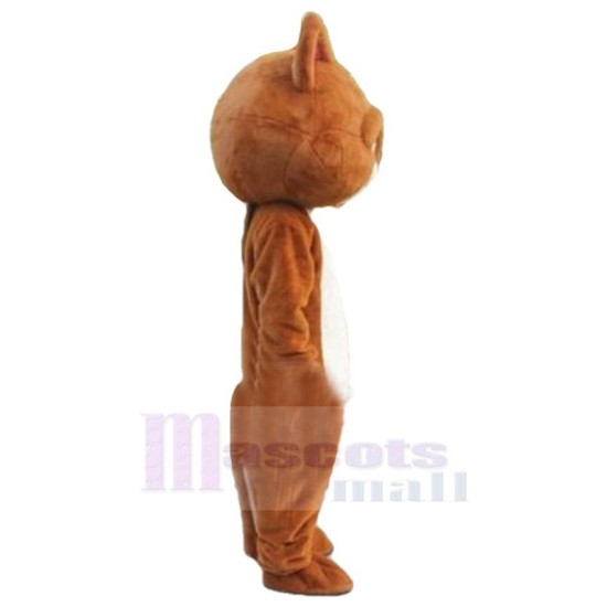 High Quality Cute Brown Cat Mascot Costume Animal