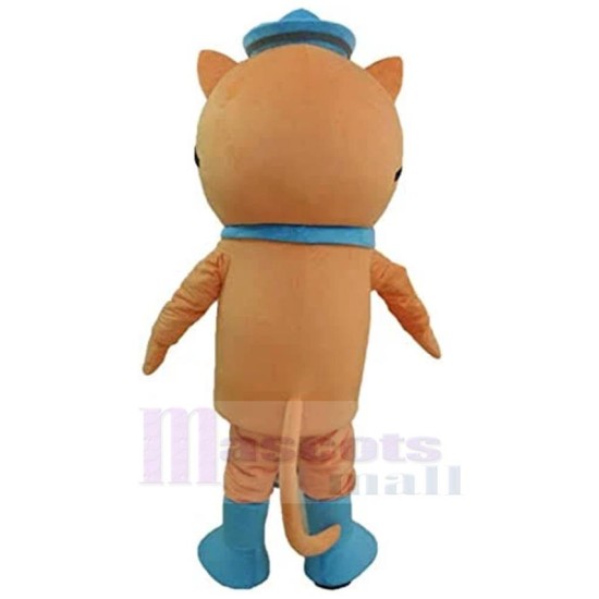 Orange Cat Kwazii Mascot Costume Animal with Blue Shoes