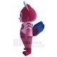 Pink Smiling Fuchsia Cat Mascot Costume Animal