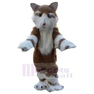 Funny Husky Dog Long Fur Mascot Costume Animal