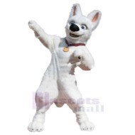 Excelente perro perno blanco Disfraz de mascota animal