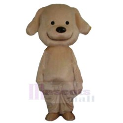 High Quality Smiling Brown Dog Mascot Costume Animal