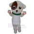 Happy Brown and White Puppy Dog Mascot Costume Animal