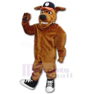 Brown Plush Dog Professional Muttnik Mascot Costume Animal Adult