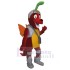 Knight Red Dog Mascot Costume Animal