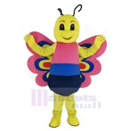 Rosa Leichtgewicht Schmetterling Maskottchen Kostüm Insekt