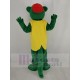 Tuff Gator Mascot Costume in Yellow T-shirt Animal