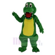 Lustiger grüner Alligator Maskottchen Kostüm Tier