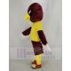 Red Cardinal Bird Mascot Costume in Yellow T-Shirt Animal