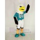 Sport Eagle Mascot Costume in Blue T-shirt Animal