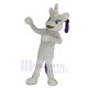 My Little Pony Horse Mascot Costume with Purple Hair