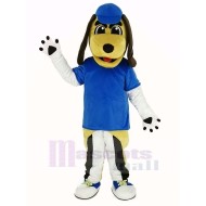 Chien Beagle Costume de mascotte avec chapeau bleu Animal