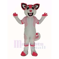 Pink Husky Dog Mascot Costume Animal