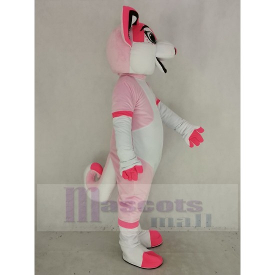 Pink Husky Dog Mascot Costume Animal