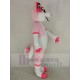 Pink Husky Dog Mascot Costume Animal