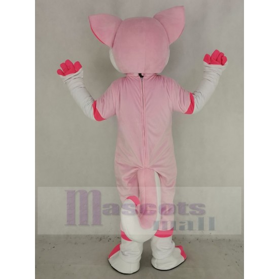 Pink Husky Dog Mascot Costume Animal