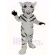 Fierce White Tiger Mascot Costume Animal