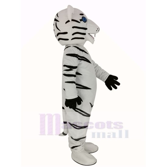 Fierce White Tiger Mascot Costume Animal