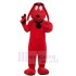 Smiling Red Dog Mascot Costume Animal