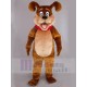 Happy Brown Christmas Dog Mascot Costume Animal