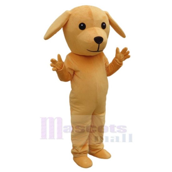 Smart Yellow Dog Mascot Costume Animal